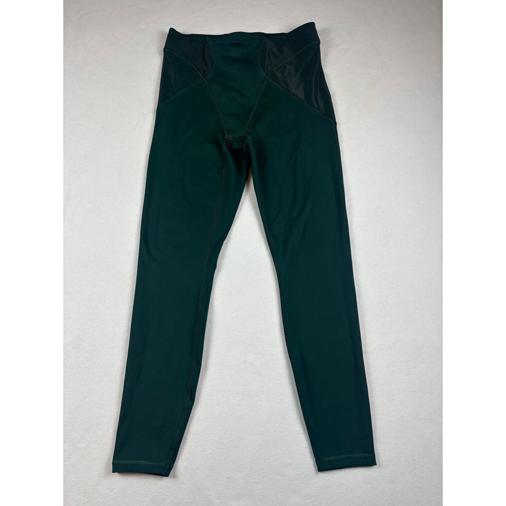 Women's High Waist‎ Yoga Leggings Green Activewear No Size Tag See Measurements